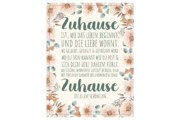 Bild Zuhause 30x40cm