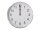 MEBUS Funk Wanduhr Ø30cm Aluminium