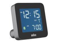 BRAUN Funkwecker digital  7,5x7,5x4,5cm schwarz
