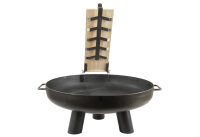 ESSCHERT DESIGN Lachsflammbrett 19,5x5,6x55,2cm