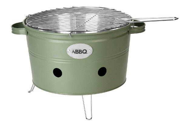 Grill Ø34,5x20cm grün