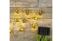 Lichterkette LED Solar Bienen