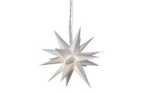 STAR TRADING Papierstern December Ø50cm weiß