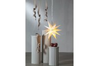 STAR TRADING Papierstern December Ø50cm weiß