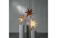 STAR TRADING Papierstern December Ø50cm weiß