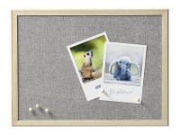 ZELLER PRESENT Pinboard Leinen/Kiefer 30x40cm