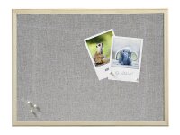 ZELLER PRESENT Pinboard Leinen/Kiefer 40x60cm
