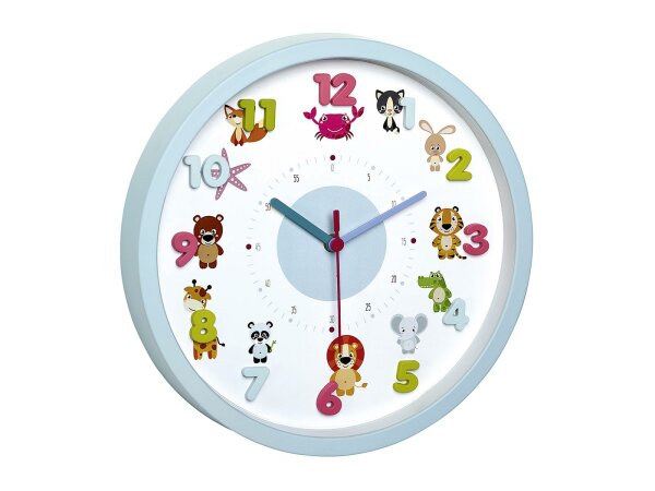 TFA Wanduhr Kinder Tiermotive Ø30,9cm