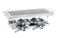 Steingrill 37x19cm,2 Brenner
