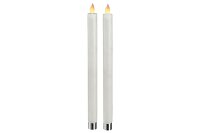 STAR TRADING 2 LED Leuchterkerzen Twinkle 30x5cm weiß