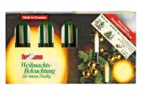 HELLUM Lichterkette Schaftkerze 15 Kerzen klar für...