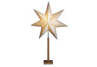 STAR TRADING Standleuchter Stern Karo Maxi 100cm...
