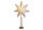 STAR TRADING Standleuchter Stern Karo Maxi 100cm Ø60cm beige