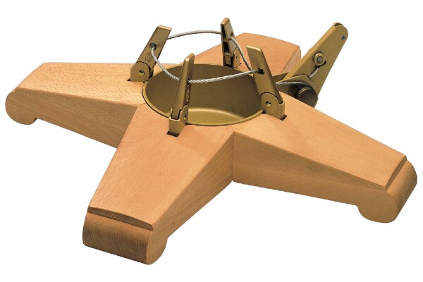 Christbaumständer Multifix Vario Tölz Baumhöhe max 2,5m ø12cm Ø47cm 3,1kg buche