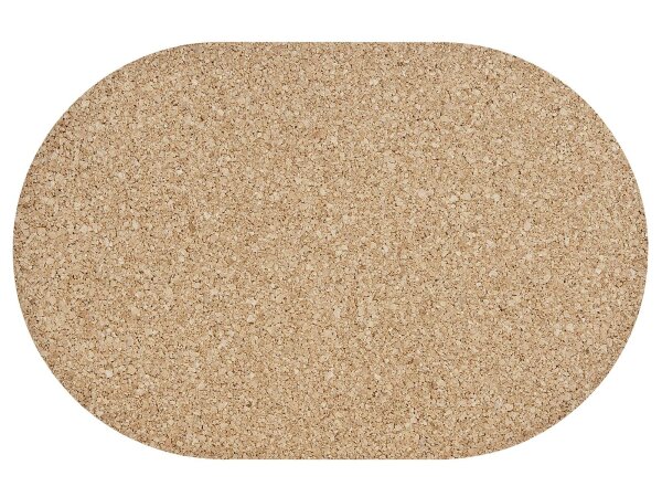 ZELLER PRESENT Tischset Kork oval 42x30cm cm natur 4 Stück