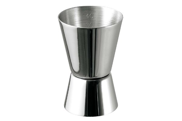 APS Cocktail-Barmaß 2/4 cl Edelstahl 7cm