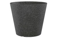 Pflanztopf Coneo 40 schwarz gr
