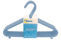 Kleiderb&uuml;gel trendblau 8er Pck