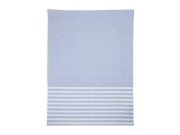 FUSSENEGGER Kids Waffeldecke Streifen 90x70cm bleu