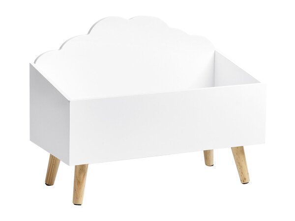 ZELLER PRESENT Kinder-Aufbewahrungstruhe Wolke MDF 58x28x45cm weiß