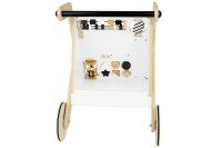 Lauflernwagen Holz Black&amp;White