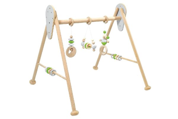 Spieltrapez Mäuschen natur/grü