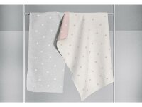 FUSSENEGGER Schmusedecke Herzchen Filz 70x90cm Baumwolle/...