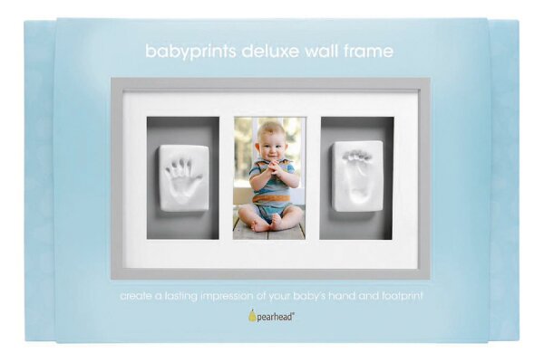 PEARHEAD Babyprints Wandrahmen, grau