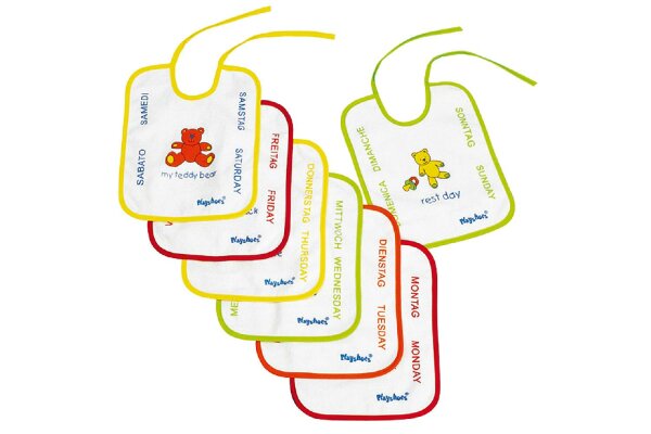 PLAYSHOES 7-Tage-Lätzchen 7er Pack