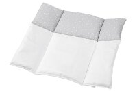 Wickelauflage Stern72x80 grau
