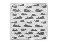 HANSEKIND Strickdecke Wal grau