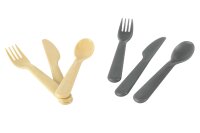 Tiny Bio Besteckset s/grau 2er