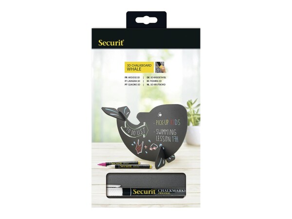 SECURIT Kreidetafel 3D Motiv Wal