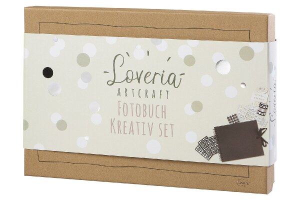 Fotobuch Kreativ Set Loveria schwarz