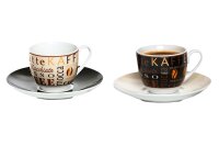 RITZENHOFF & BREKER Espressotasse Havana mit Untertasse 100ml 2er Set