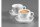 RITZENHOFF & BREKER Espressotasse Cornello mit Untertasse 80ml grey 2er Set