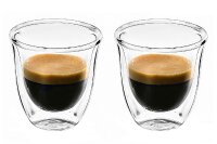 DELONGHI Espressogläser doppelwandige Espresso...