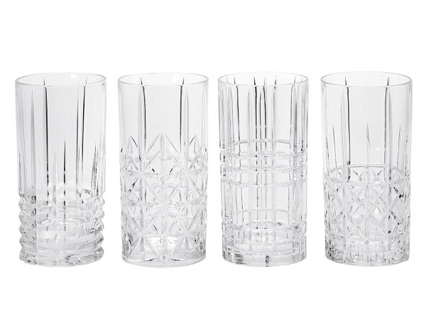 NACHTMANN Longdrinkbecher Highland 37,5 cl 15,1cm Ø7,7cm 4er Set