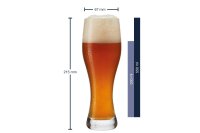 LEONARDO Weizenbierglas Taverna 33cl H21cm Ø6,7cm...