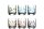 LEONARDO Whiskybecher Becher Punkte sortiert Daily 6er Set