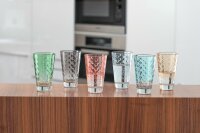 LEONARDO Set Longdrinkbecher Pastell sortiert Optic 6er Set