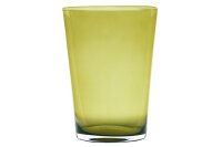 Glasvase Coni 24cm gr&uuml;n