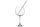 BOHEMIA Selection Gin Glas 680ml mit Glastrinkhalm 20cm 2er Set