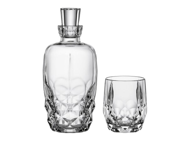 BOHEMIA Selection Whisky-Set (Flasche 1050ml, Gläser 300ml) 3teilig