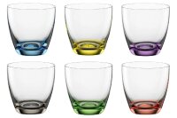 BOHEMIA Selection Whiskybecher Viva Colori 300ml farbig...