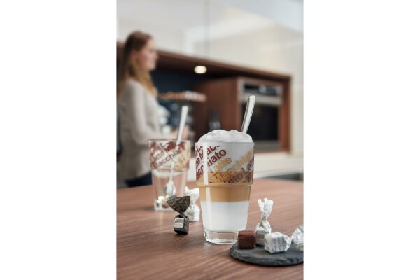 LEONARDO Latte Macchiato Set Café Latte Solo 370 ml 20,2cm 4 teilig