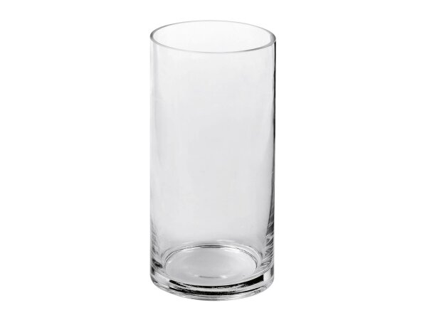 SANDRA RICH Vase Cyli Glas 20cm Ø10cm klar