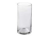 SANDRA RICH Vase Cyli Glas 20cm Ø10cm klar