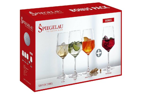 SPIEGELAU Kelch Summer Drinks Bonus Pack 3+1 63 cl 23cm 4er Set