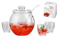 BOHEMIA CRISTAL Bowle Libera Set 9teilig